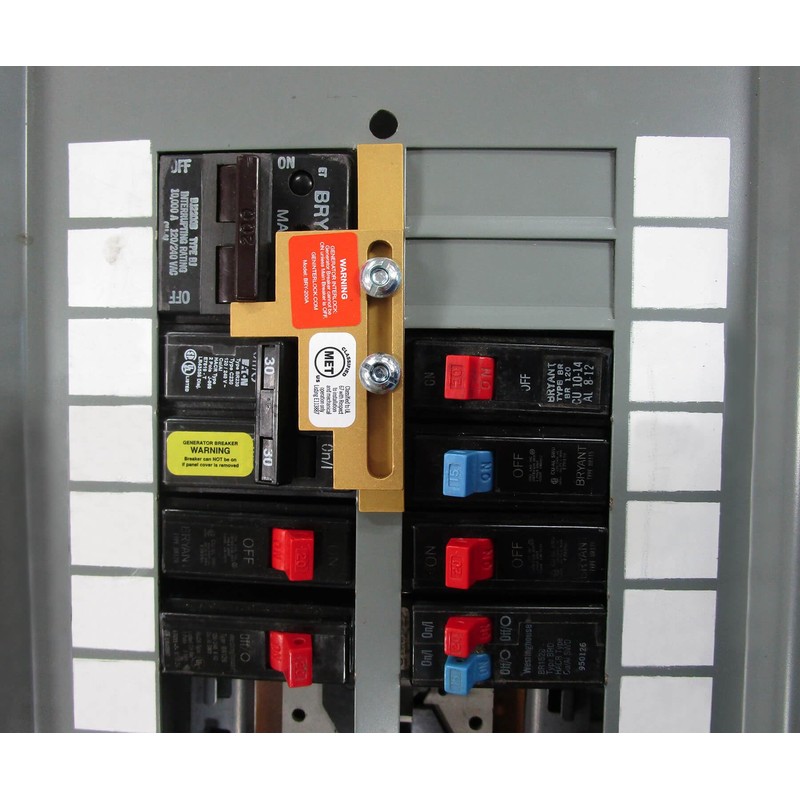 BRY-200A Bryant Generator Interlock Kit 150 or 200 amp Main