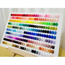1+1 one-color handmade nail tips, pedi tips - Almond S / 1+1 원컬러 수제네일팁, 페디팁 - 아몬드S