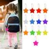 AWAVM 13 Pieces Star PVC Reflective Pendant, Star Reflective Key