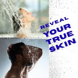 Guantes Exfoliantes de Lufa Natural y Tela de Rizo para Ducha - Juego de 2