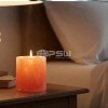 Pink Salt Wall 2 Himalayan Salt Candle Holder Cylinder Shaped