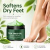 Tea Tree Oil Foot Cream for Dry Cracked Skin, Intensive