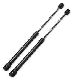 BDFHYK C16-06874 17" Gas Shocks Struts 17 Inch 40Lbs Lift Supports Strut Shocks for Leer are Camper Shell Truck ATC Topper Rear Window Pickup Cab Canopy Door Tool Box, Black C1606874