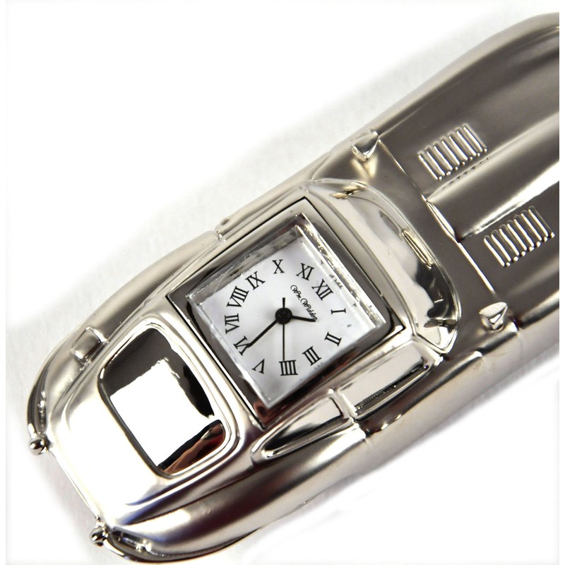 Miniature E Type Sports Car Novelty Quartz Movement Collectors Clock