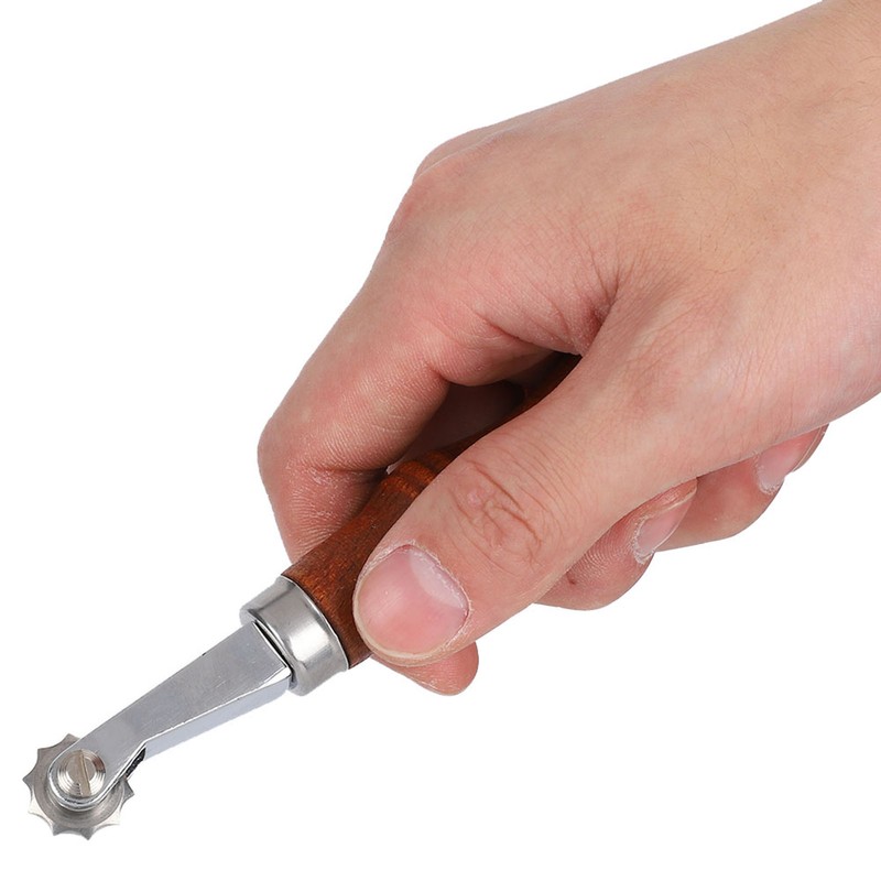 5Pcs Leather OverStitch Marking Wheel Handcrafted Scribe Point Make Tool