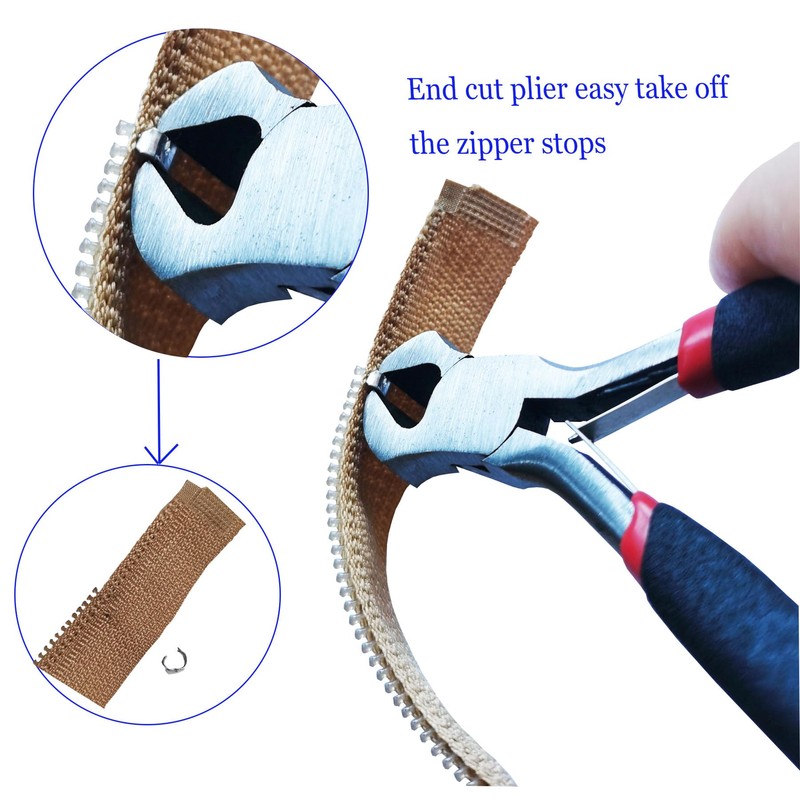 JOSDIOX Zipper Repair Kit Tool- Zipper Install Pliers for Replacement