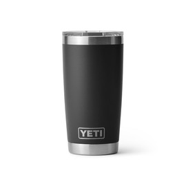 YETI Rambler Tumbler, Vaccum Insulated Stainless Steel Tumbler with Magslider Lid, Black, 20 oz (591 ml)