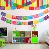 Qpout 4pcs Mexican Fiesta Party Felt Banner Cinco de Mayo