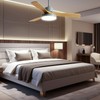 Lamptobe 4 Inch Ceiling Fan LED Light Replacement 2-Pack, 15W