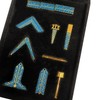 Bondi Blue Enamel Masonic Working Tool Set | Masonic Ritual