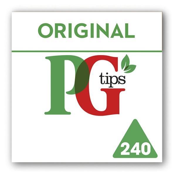 PG Tips Original Pyramid Tea Bags (Pack of 4, Total 960 Tea Bags)