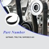 AUCERAMIC Engine Serpentine Drive Belt Fit 2010-2011 for Honda CR-V