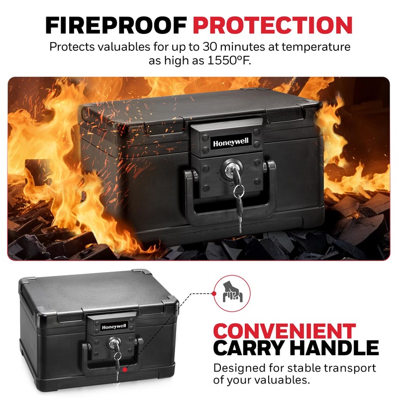 Honeywell Safes & Door Locks - Small Safe Box Chest