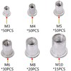 [Set of 140] Embedded Insert Nuts Hex Nuts BESTU Screw-in