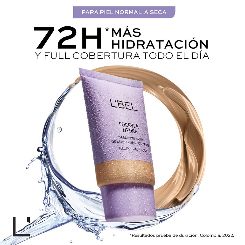 L'BEL - Base de Maquillaje Forever Hydra de Larga Duración