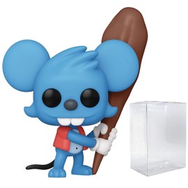 POP The Simpsons - Itchy Funko Pop! Vinyl Figure (Bundled with Compatible Pop Box Protector Case) Multicolored 3.75 inches