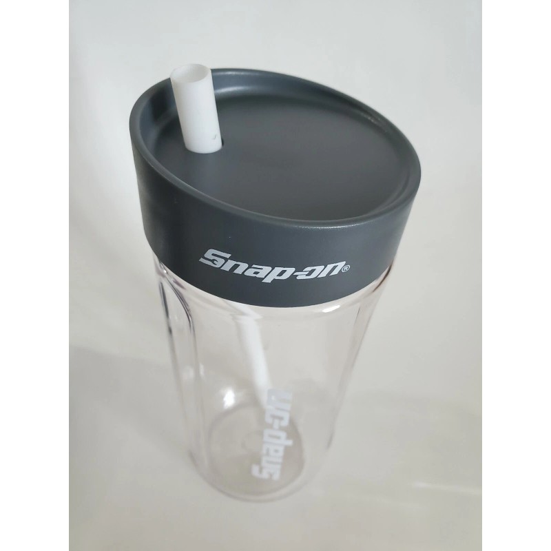 Snap-On Tools GRAY RETRO Smoothie Maker SSX21P137 W/Bottle & Straw