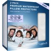 UltraPlush Pillow Protector- Waterproof & Hypoallergenic Covers - Dust Mite
