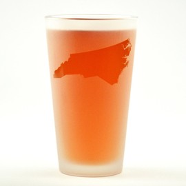 North Carolina State Engraved Pint Glass