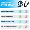 2 Pack Chin Strap for Sleeping，Anti Snoring Devices to Stop