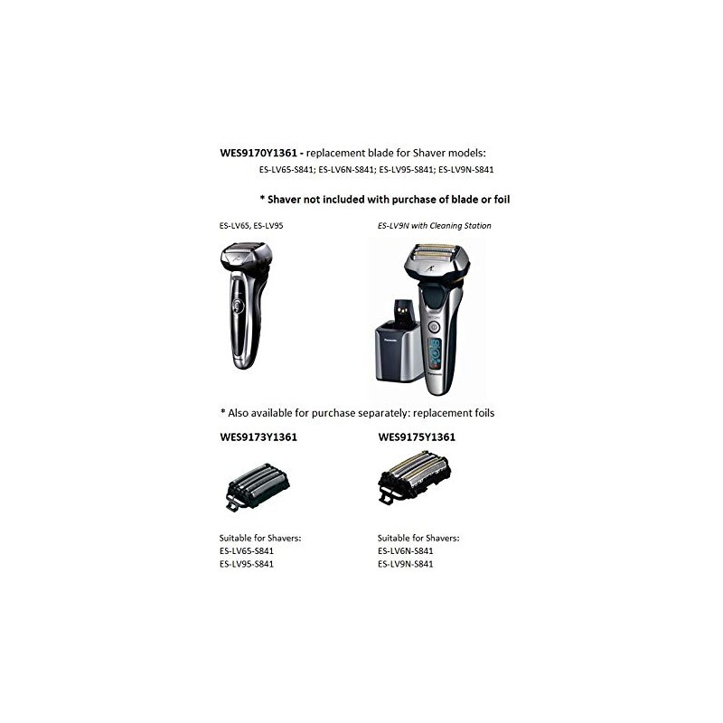 Panasonic WES9170Y 1361 - replacement shaver cutter