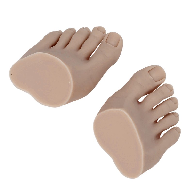 Práctica Pie Falso para la Práctica de Uñas, 1 Par