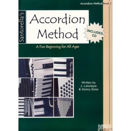 Santorella Accordion Method * Book 2 * with CD