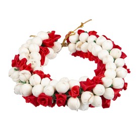 Accesorios para el cabello de estilo indio hechos de flores artificiales