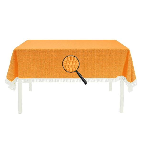 exklusiv-heimtextil garden table cloth with fringe, classic round, oval, square
