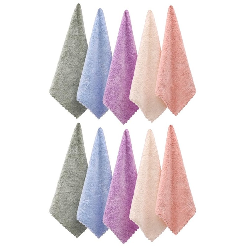 FRCOLOR 10 Piezas Toalla De Microfibra Toalla De Secado Rápido