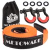 METOWARE Heavy Duty Tow Strap Recovery Kit - 3" x