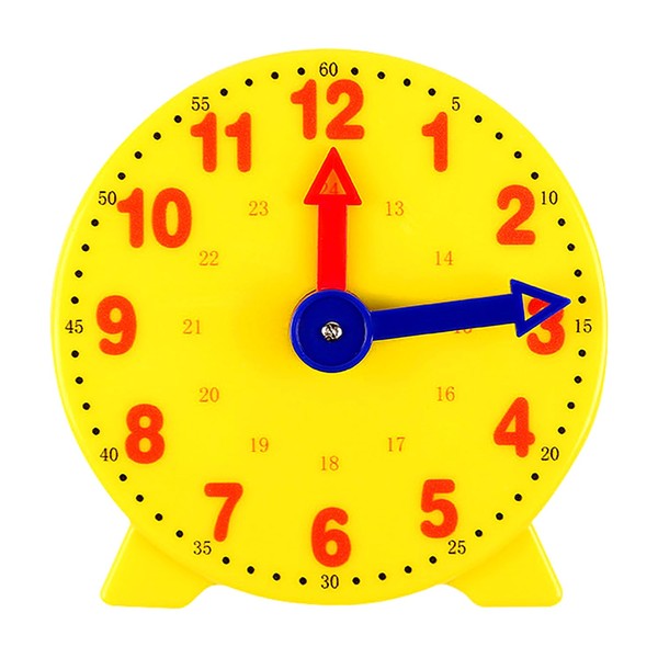 Rumyve 24-Hour Teaching Clock for Children - Colorful Educational Time