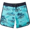 Quiksilver Men's Standard Surfsilk Scallop 19 Boardshort Swim Trunk, Capri