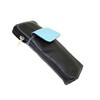 Soft Leather Spectacle Case Holder - Black & Blue Colour