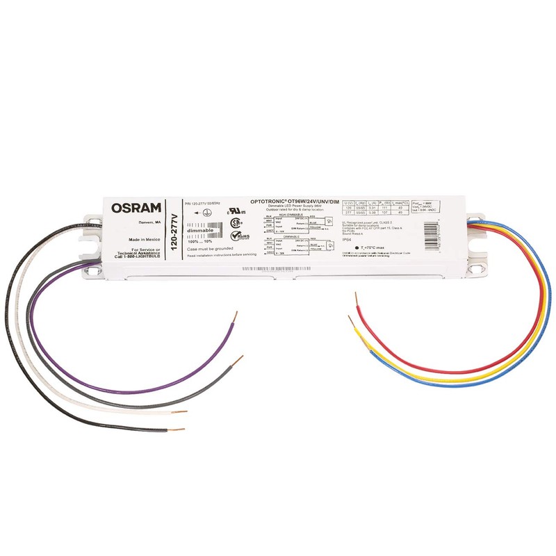 Osram 51520 Optotronic 96W 24V DC 120/277V AC 50/60Hz Constant