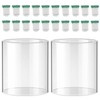 GXFCCYXT 20-Pack String Tie Lantern Mantles with 2 Pcs Lantern