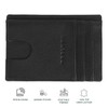 Montosu Front Pocket Genuine Leather Wallet: Slim RFID Blocking 5