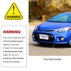 No Drill Front License Plate Bracket Compatible with Kia Forte