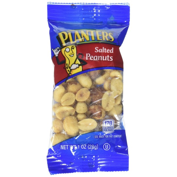 Planters Peanuts, Salted, 1 oz Bags, 24 ct