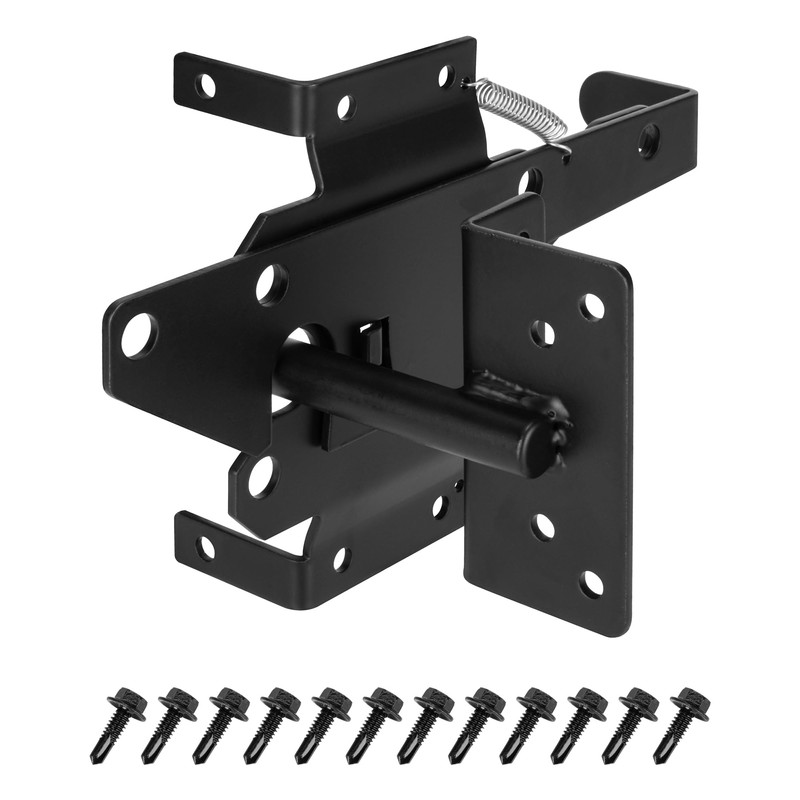 YONSIN Self Locking Gate Latch Heavy Duty for Wooden Fence