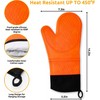 Chrider Silicone Non Slip Heat Resistant Waterproof Oven Mitts Set