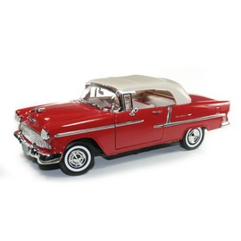 1955 Chevy Bel Air Convertible 1/18 Red