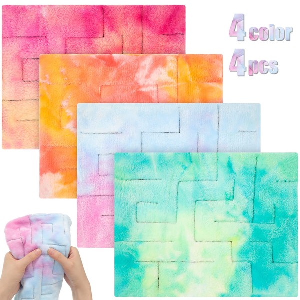 4 Pcs Marble Maze Mat Sensory Fidget Stress Relief Toys