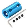 sourcing map Shaft Coupling Connector 6 mm to 8 mm