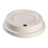 ABENA Gastro-Line Eco-Labelled Sip Through Lid for Disposable Coffee Cups, Plant-Based Materials Used in Lid’s Design, 100% Compostable & Ensures an Eco-Friendly Solution - Bagasse 9cm White