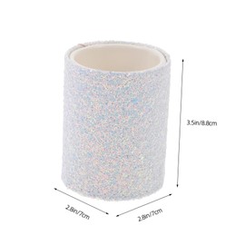 KICHOUSE PU Makeup Organizer Versatile Household Brush Storage Holder for Cosmetics Stationery Vanity Table Stylish and Functional Storage for Home and Office