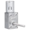 Gear Motor Speed Reduction Worm Self Locking M6 Thread 50mm