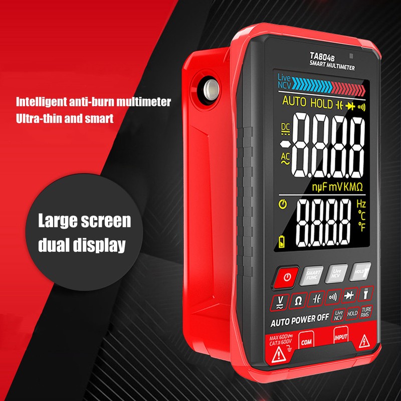 TA804A Ultra‑Thin Multimeter Digital Automatic Intelligent Anti‑Burning Multi‑Function Electrician Maintenance