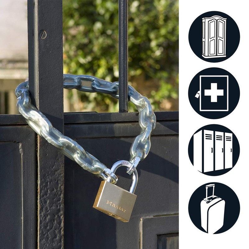 Master Lock 2840EURD Key Padlock with Extra Thick Solid Brass