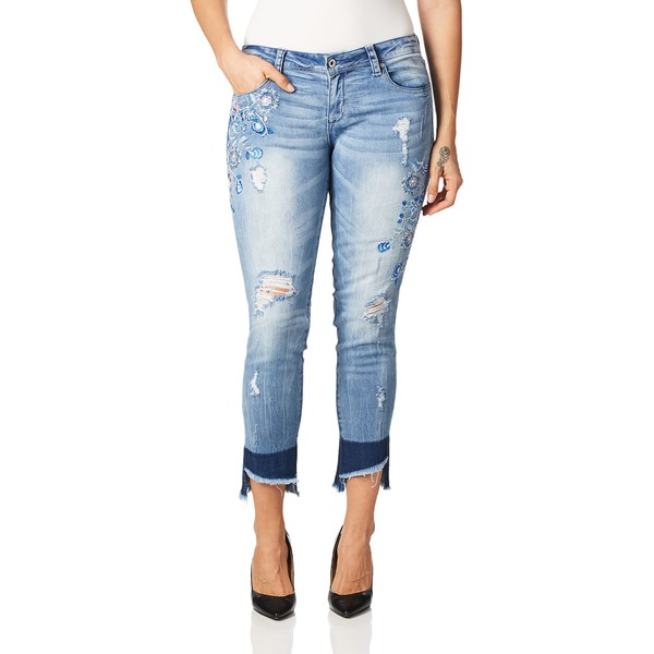 Grace in LA - Mezclilla, para Mujer, Tonal Floral, 30